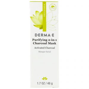Comprar Derma E, Máscara purificadora de carvão 2 em 1 , 1,7 oz (48 g)