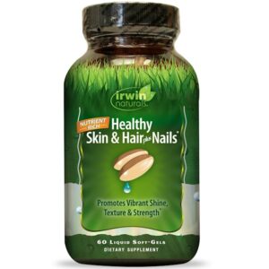 Comprar Irwin Naturals, Pele, Cabelos e Unhas Saudáveis, 60 Cápsulas Gelatinosas Líquidas