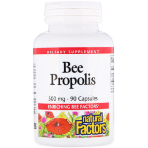 Comprar Natural Factors, Bee Propolis, 500 mg, 90 Capsules