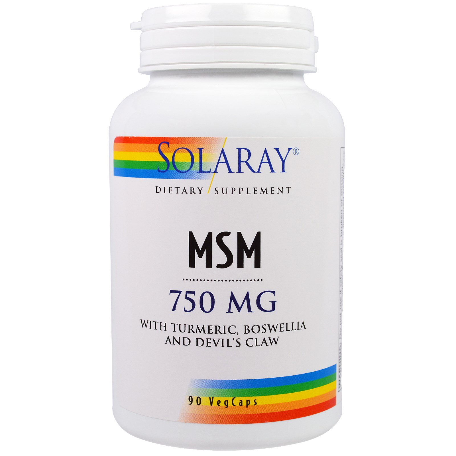 Comprar Solaray, MSM, 750 mg, 90 Veg Caps