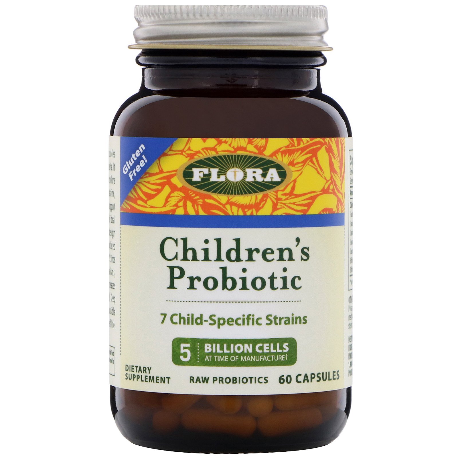 Comprar Flora, Probiótico Infantil, 60 Cápsulas