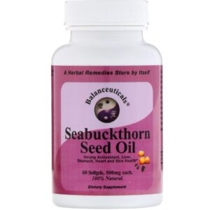 Comprar Balanceuticals, Óleo de semente de Espinheiro cerval, 500 mg, 60 Softgels