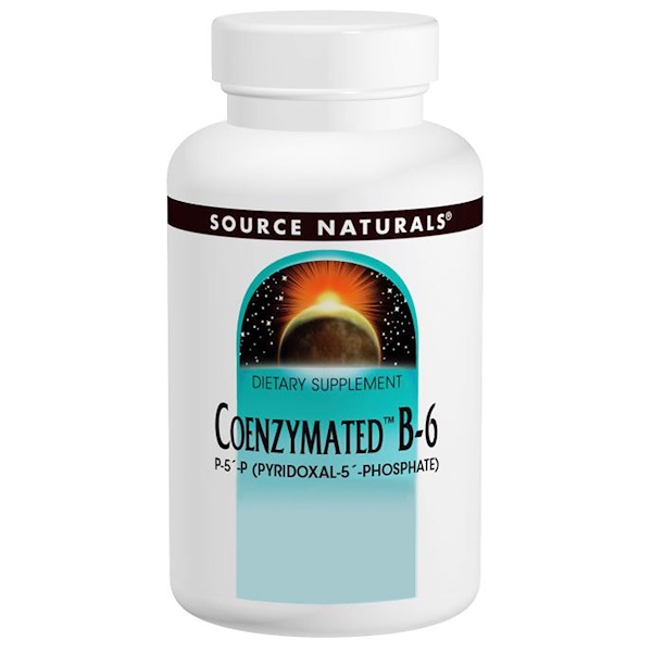 Comprar Source Naturals, B-6 Coenzimático, 25 mg Sublingual , 120 tabletes