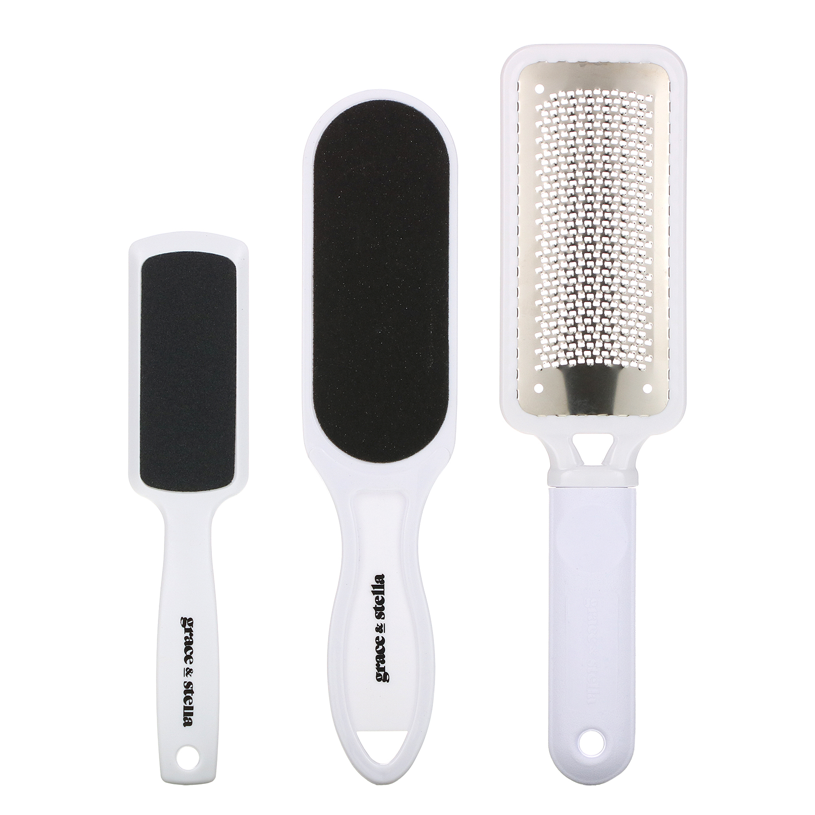 Comprar Grace & Stella, Conjunto de Lixas para os Pés, 2 Lixas Finas para Pés e 1 Lixa para Calos Grossos