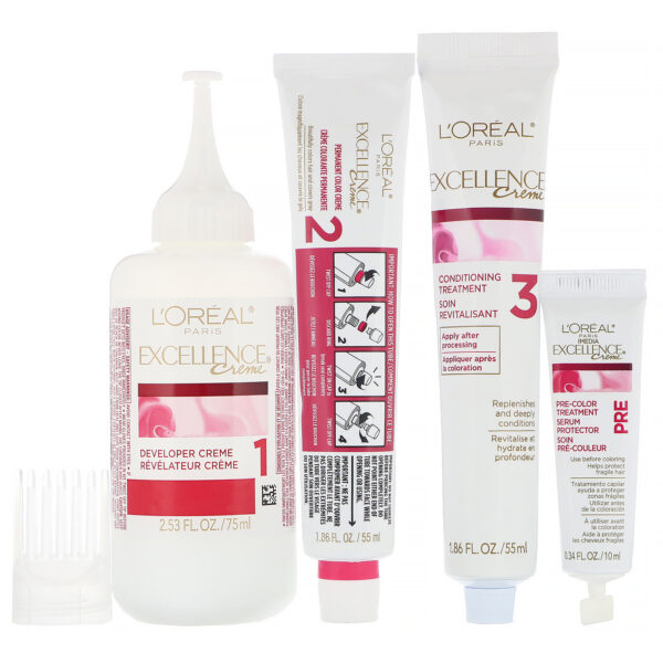 Comprar L'Oreal, Excellence Creme, coloração com tripla proteção, 4 Dark Brown, 1 aplicação - Imagem 4