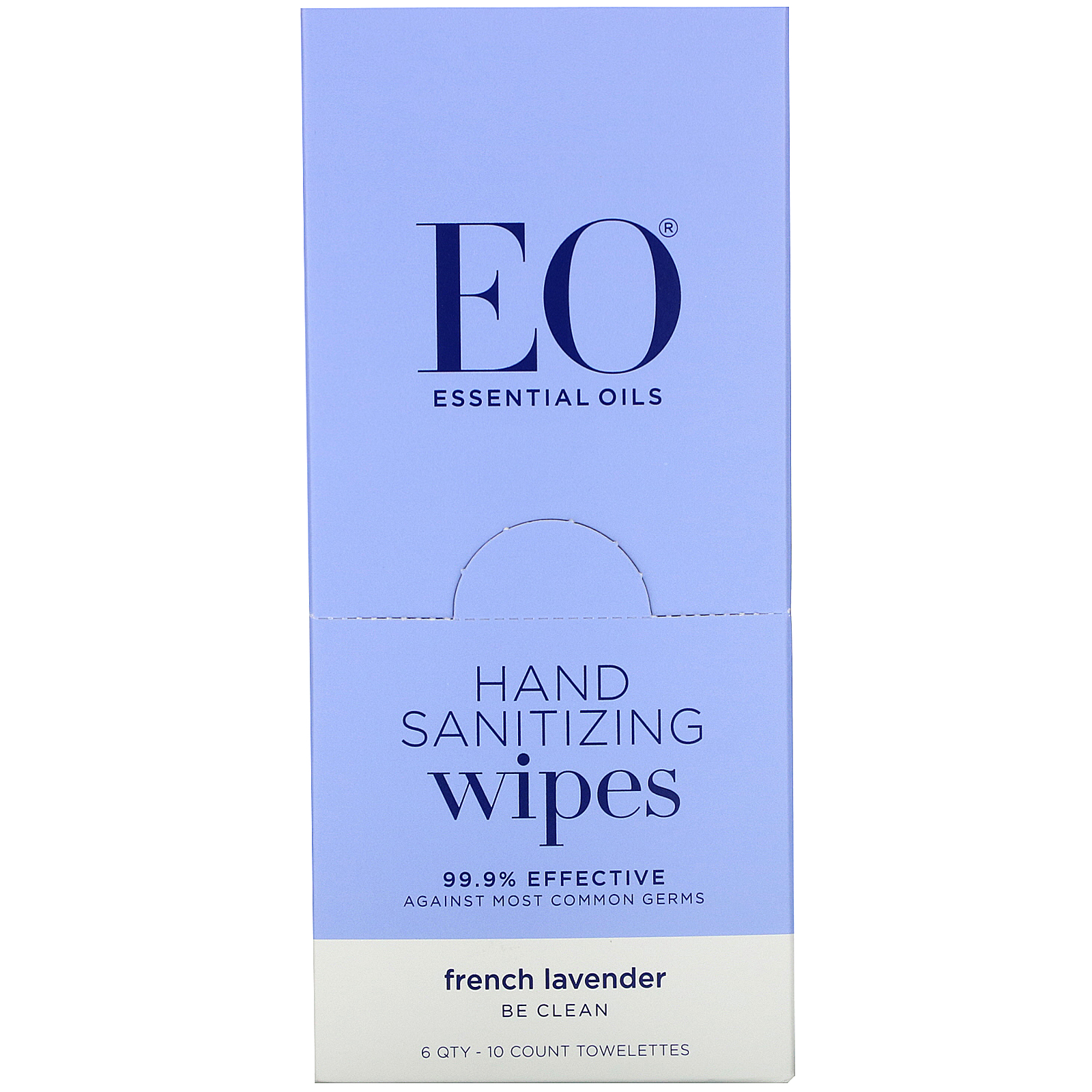 Comprar EO Products, Hand Sanitizing Wipes, Lavender, 6 Pack - Imagem 2