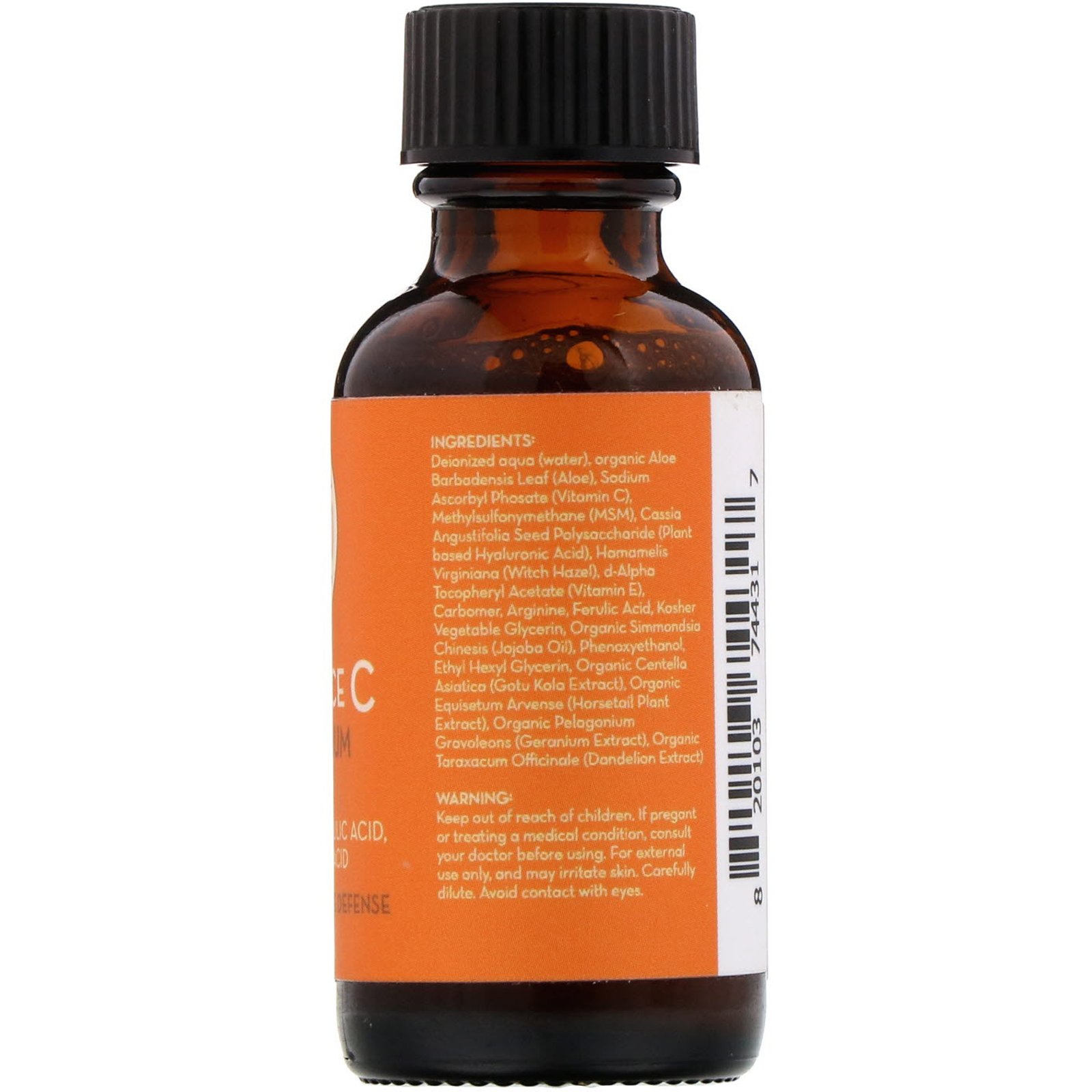Comprar Pure Body Naturals, Serum Facial Brilliance C, 1 fl oz (30 ml) - Imagem 3