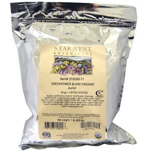 Comprar Starwest Botanicals, Mistura Orgânica Poder Verde, 1 lb (453.6 g)