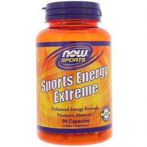 Comprar Now Foods, Sports Energy Extreme, 90 Cápsulas