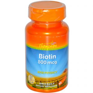 Comprar Thompson, Biotina, 800 mcg, 90 Comprimidos