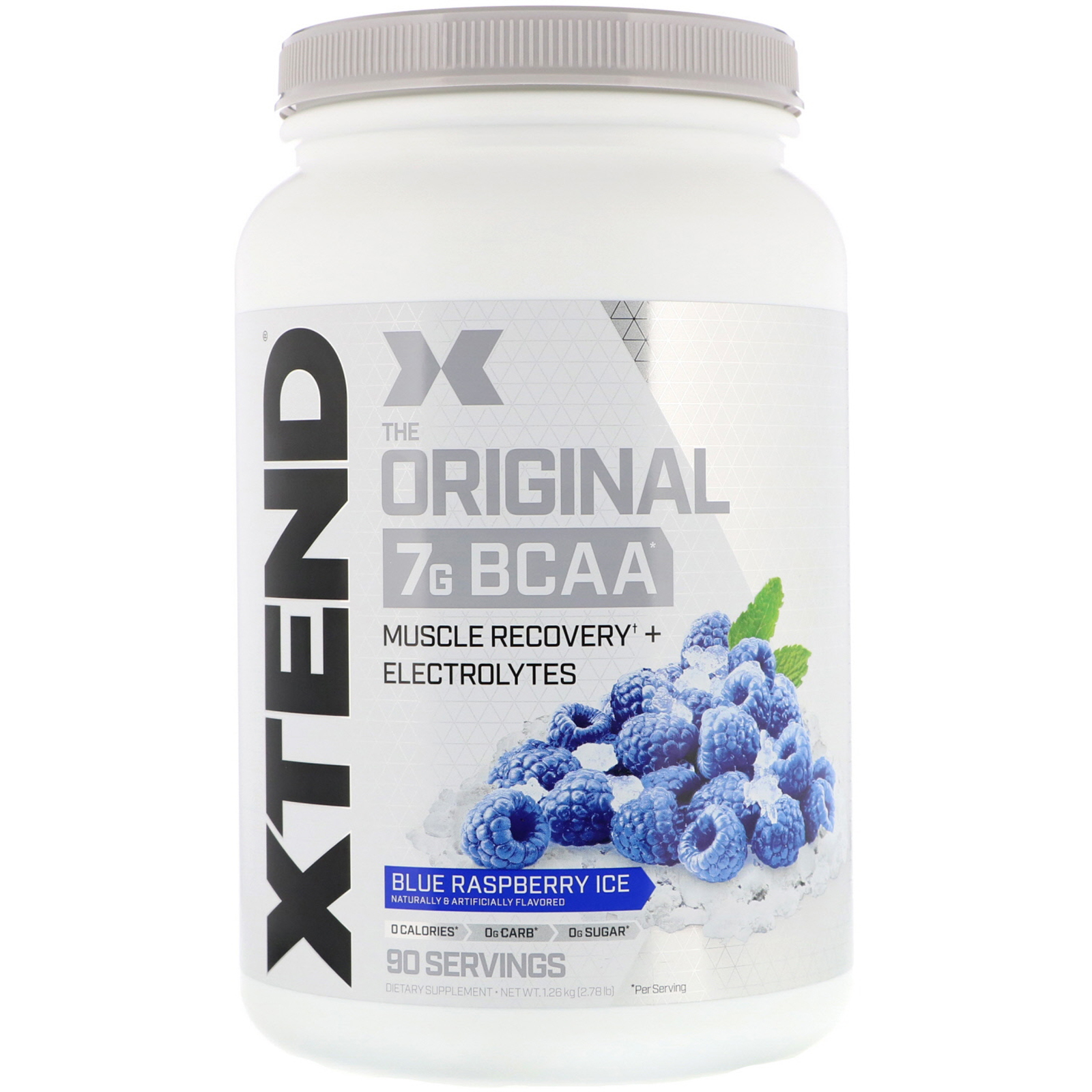 Comprar Scivation, Xtend, o BCAA 7G Original, Blue Raspberry Ice, 2,78 lb (1,26 kg)