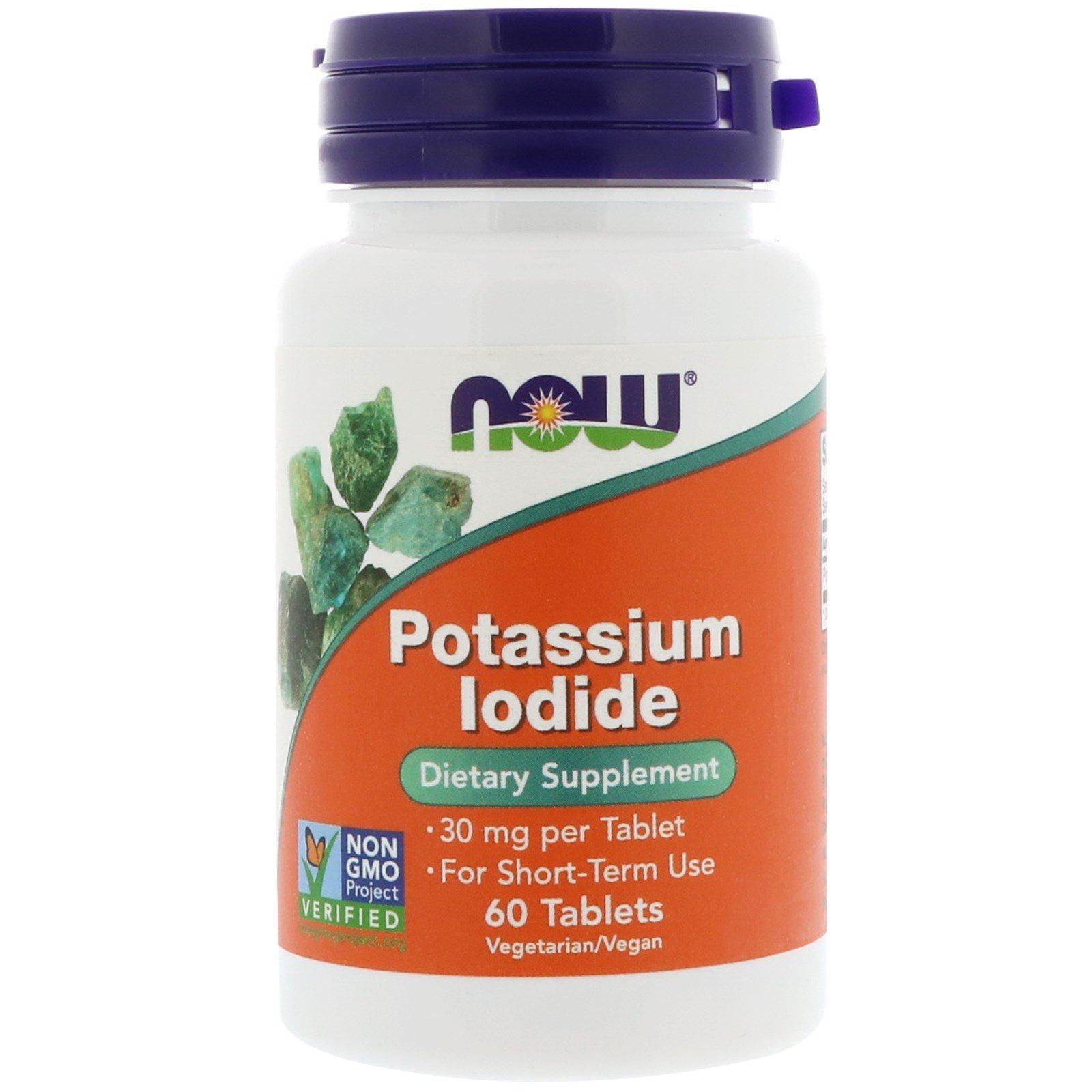 Comprar Now Foods, Iodeto de Potássio, 30 mg, 60 Cápsulas