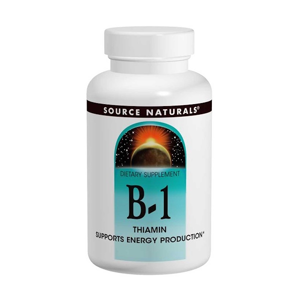 Comprar Source Naturals, B-1, Tiamina, 100 mg, 100 Comprimidos