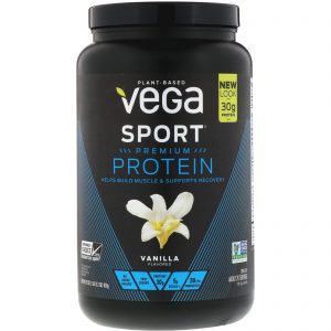 Comprar Vega, Sport, Proteína Premium, Baunilha, 828 g (29,2 oz)