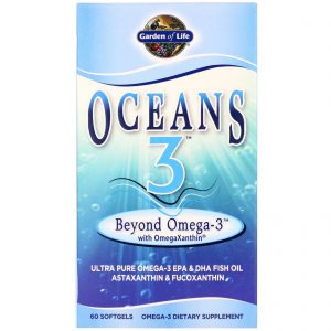 Comprar Garden of Life, Oceans 3, Beyond Omega-3 com ÔmegaXantina, 60 Cápsulas Softgel