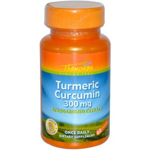 Comprar Thompson, Cúrcuma Curcumina, 300 mg, 60 Cápsulas