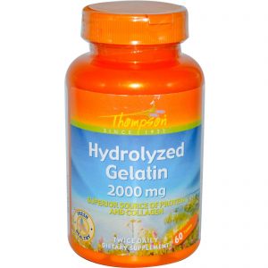 Comprar Thompson, Gelatina Hidrolisada, 2000 mg, 60 Comprimidos