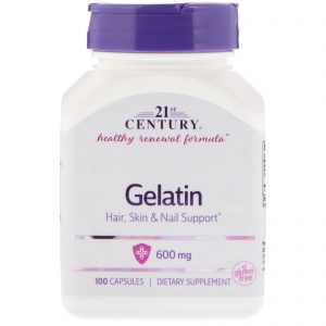 Comprar 21st Century, Gelatina, 600 mg, 100 Cápsulas