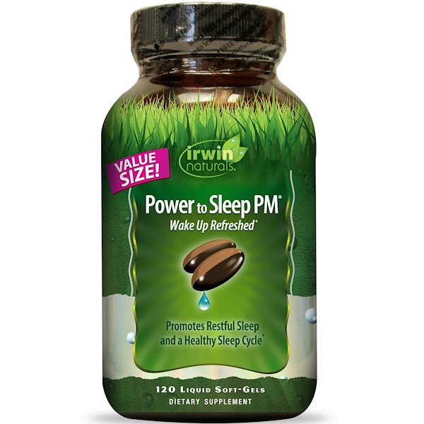 Comprar Irwin Naturals, Poder para Dormir PM, 120 cápsulas de gel líquido