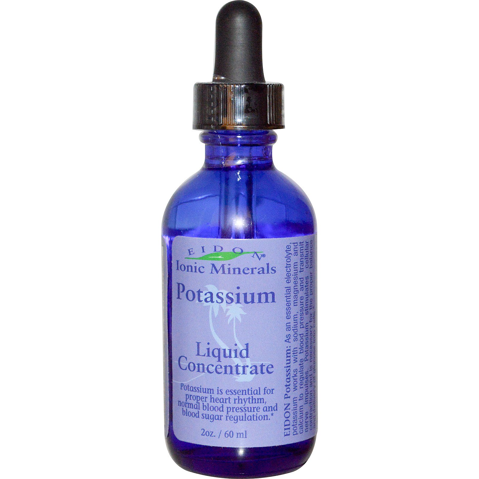 Comprar Eidon Mineral Supplements, Potássio, Concentrado Líquido, 2 oz (60 ml)