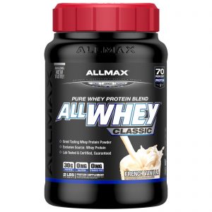 Comprar ALLMAX Nutrition, AllWhey Classic, 100% Whey Protein, Baunilha Francesa, 2 lbs (907 g)