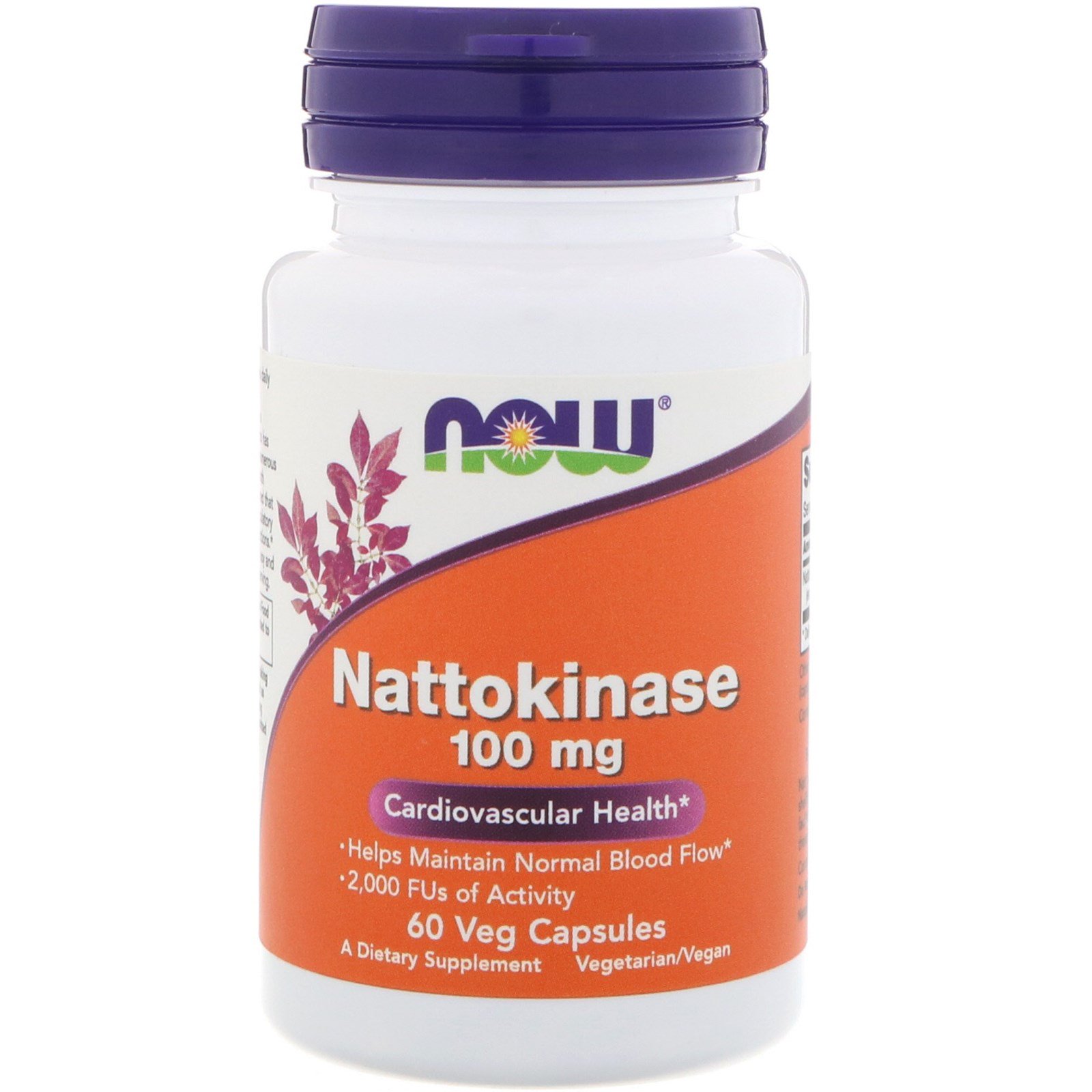 Comprar Now Foods, Nattokinase, 100 mg, 60 cápsulas para vegetarianos