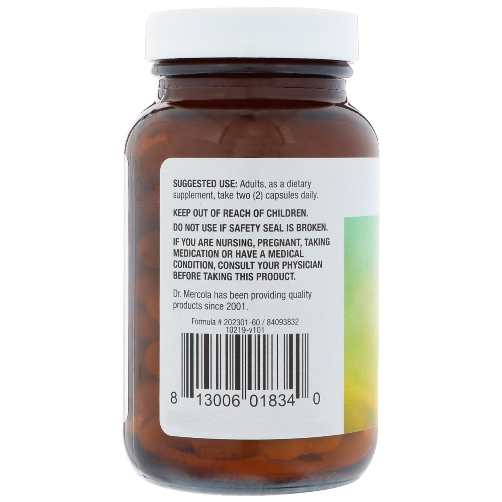 Comprar Dr. Mercola, Complexo de Vitamina B com Benfotiamina, 60 Cápsulas - Imagem 3