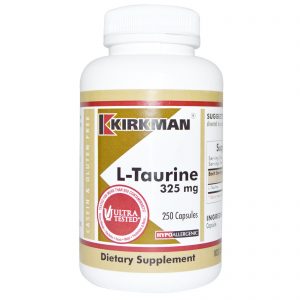 Comprar Kirkman Labs, L-Taurina, 325mg, 250 Cápsulas