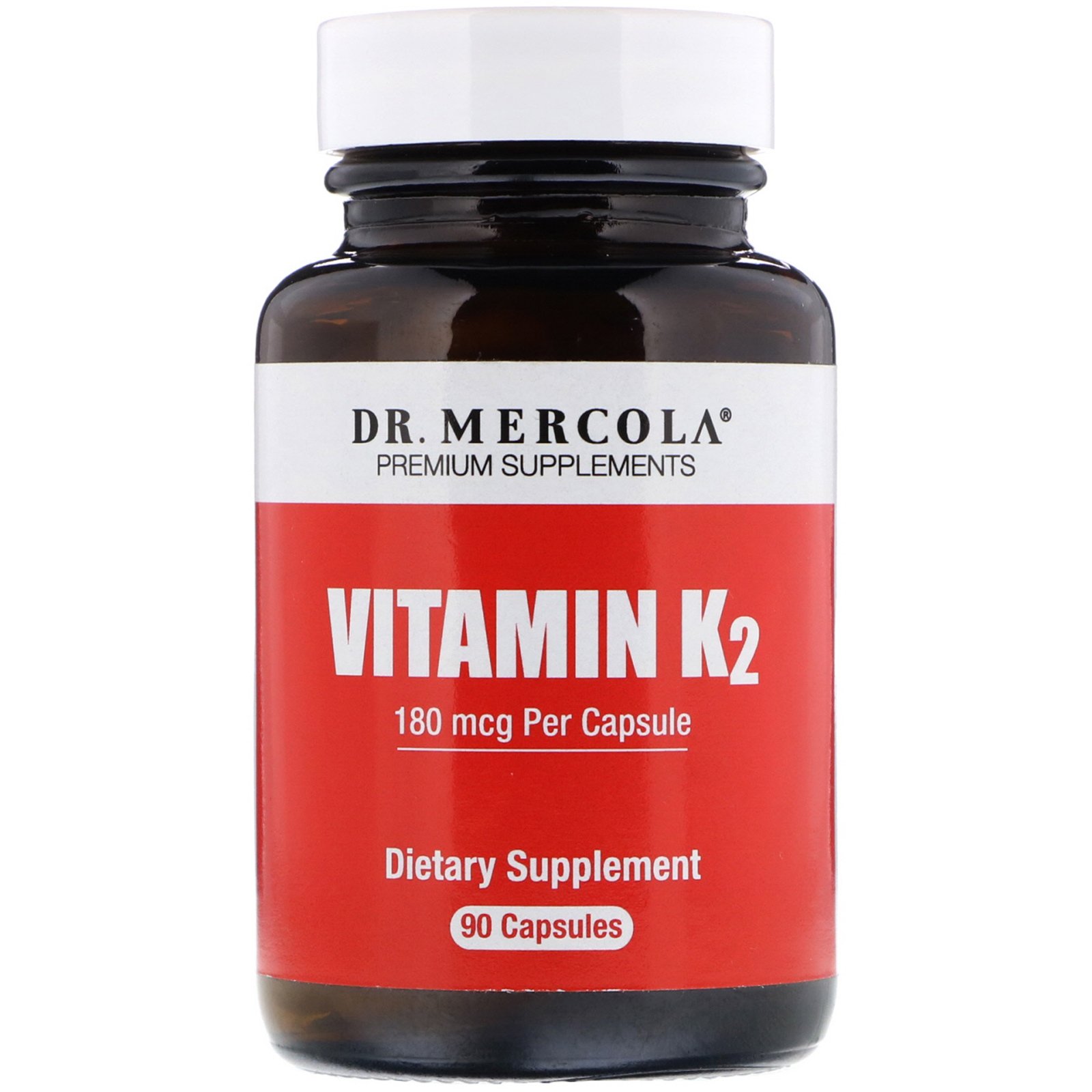 Comprar Dr. Mercola, Vitamina K2, 180 mcg, 90 Cápsulas
