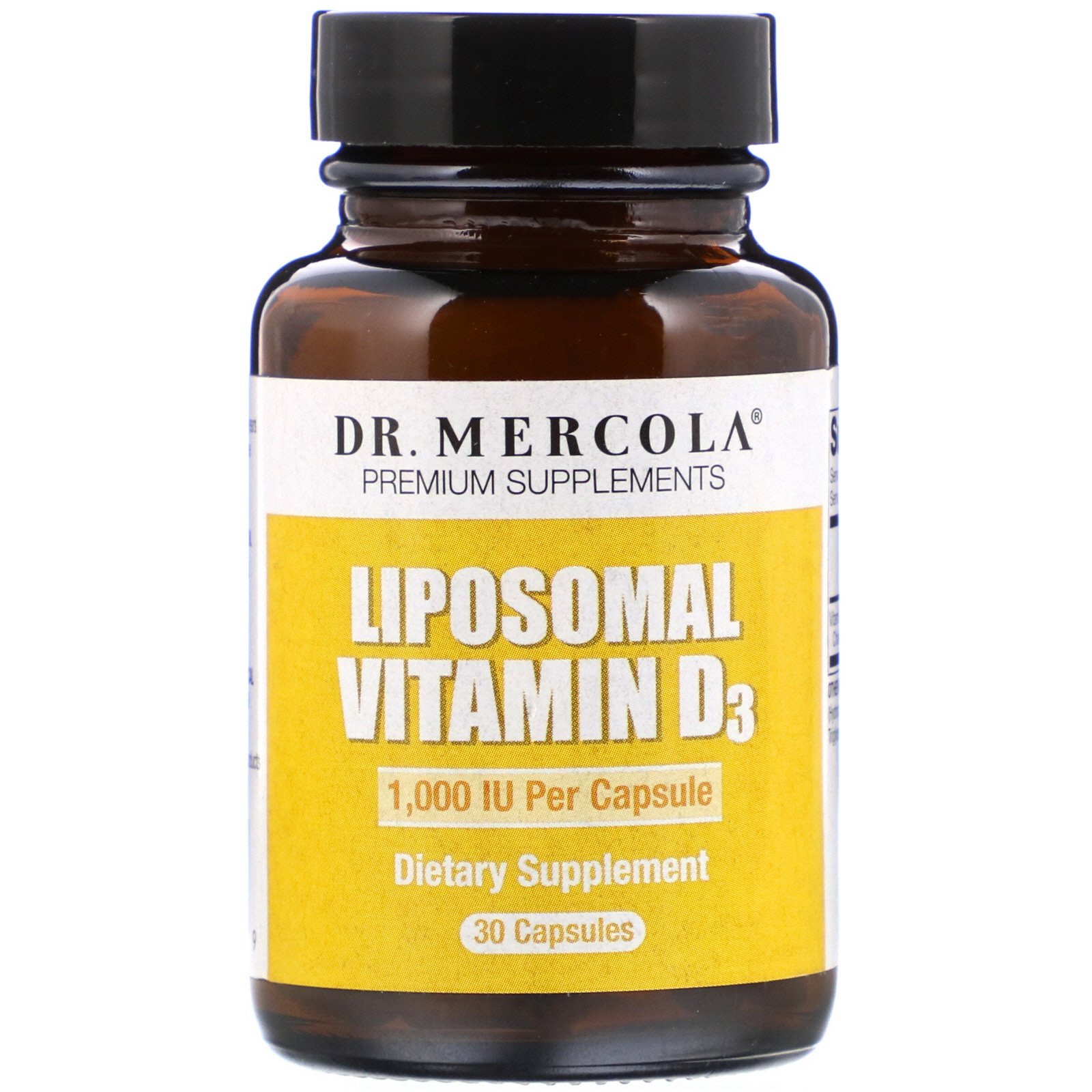Comprar Dr. Mercola, Liposomal Vitamin D3, 1,000 IU, 30 Capsules