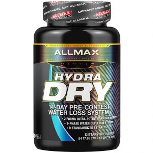 Comprar ALLMAX Nutrition, HydraDry, Diurético Ultrapotente + Estabilizador de Eletrólitos, 84 Comprimidos