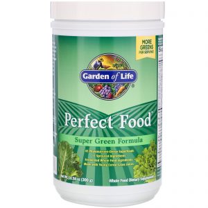 Comprar Garden of Life, Super Fórmula Verde Perfect Food, 300 g (10,58 oz)