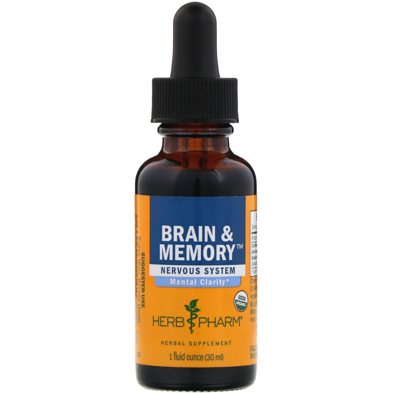Comprar Herb Pharm, Cérebro e Memória, sistema nervoso, 1 fl oz (30 ml)