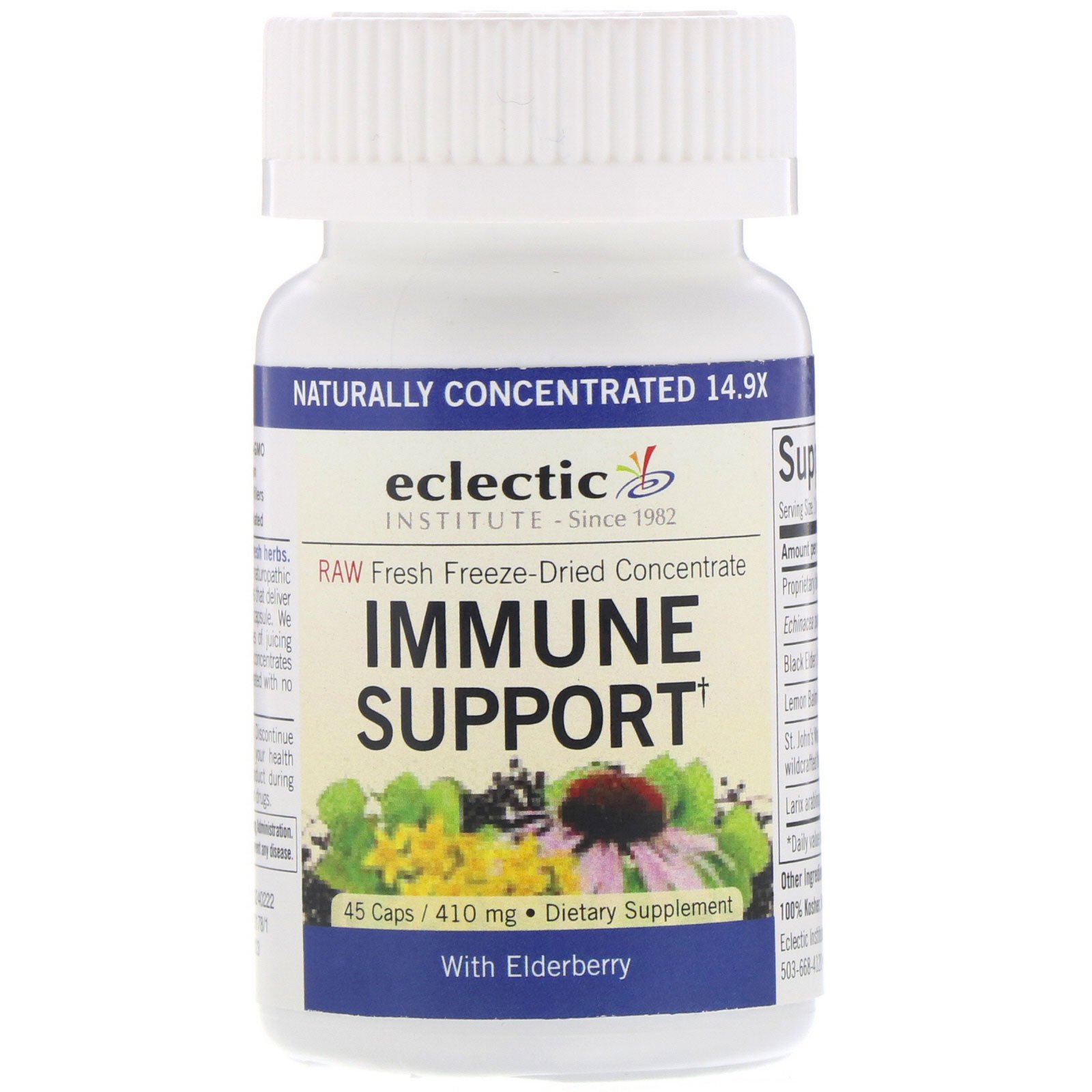 Comprar Eclectic Institute, Suporte Imunológico, 410 mg, 45 Cápsulas