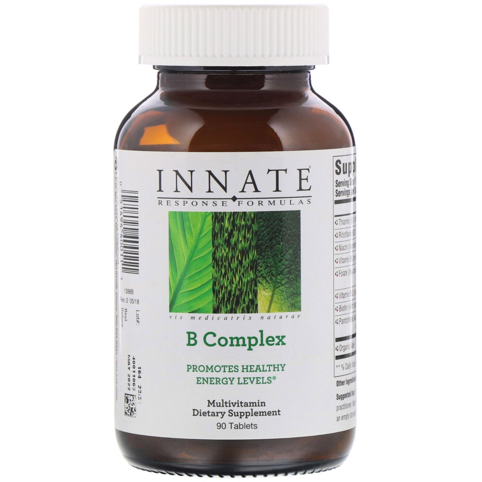 Comprar Innate Response Formulas, Complexo B, 90 Comprimidos