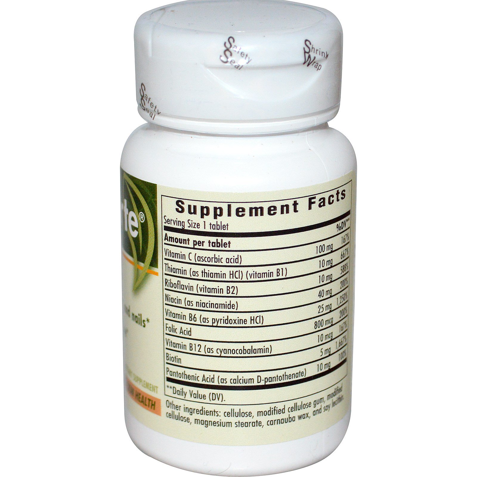 Comprar Enzymatic Therapy, Biotin Forte, Extra Força, 5 mg, 60 Tabletes - Imagem 2
