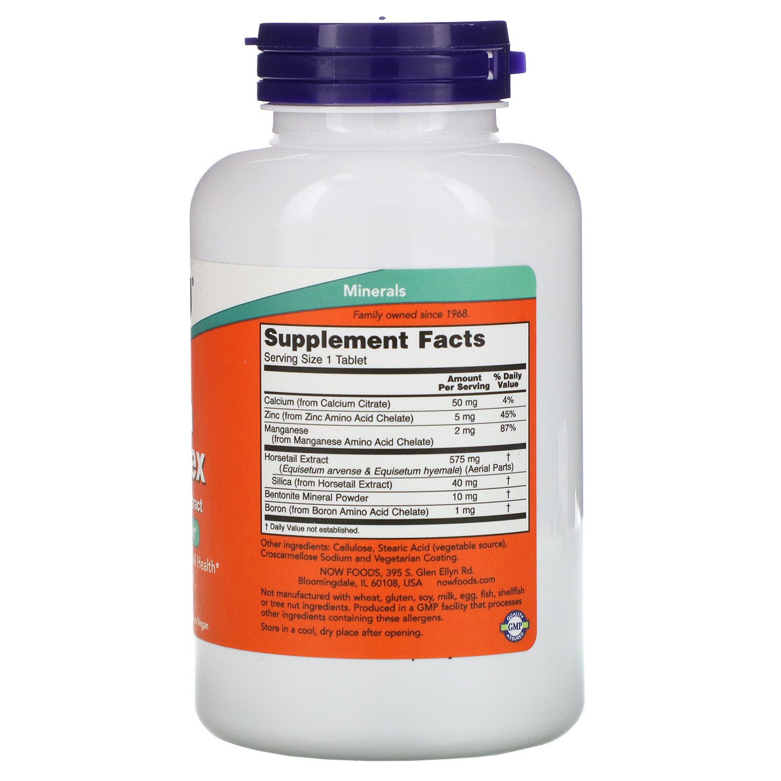 Comprar Now Foods, Complexo de Sílica, 180 Comprimidos - Imagem 2