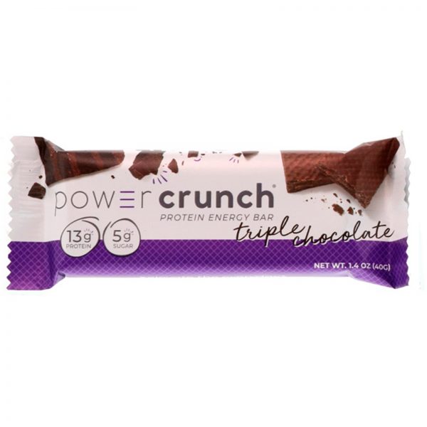Comprar BNRG, Barra Energética Proteica Power Crunch, Original, Triple Chocolate, 12 Barras, 40 g (1,4 oz) Cada - Imagem 4