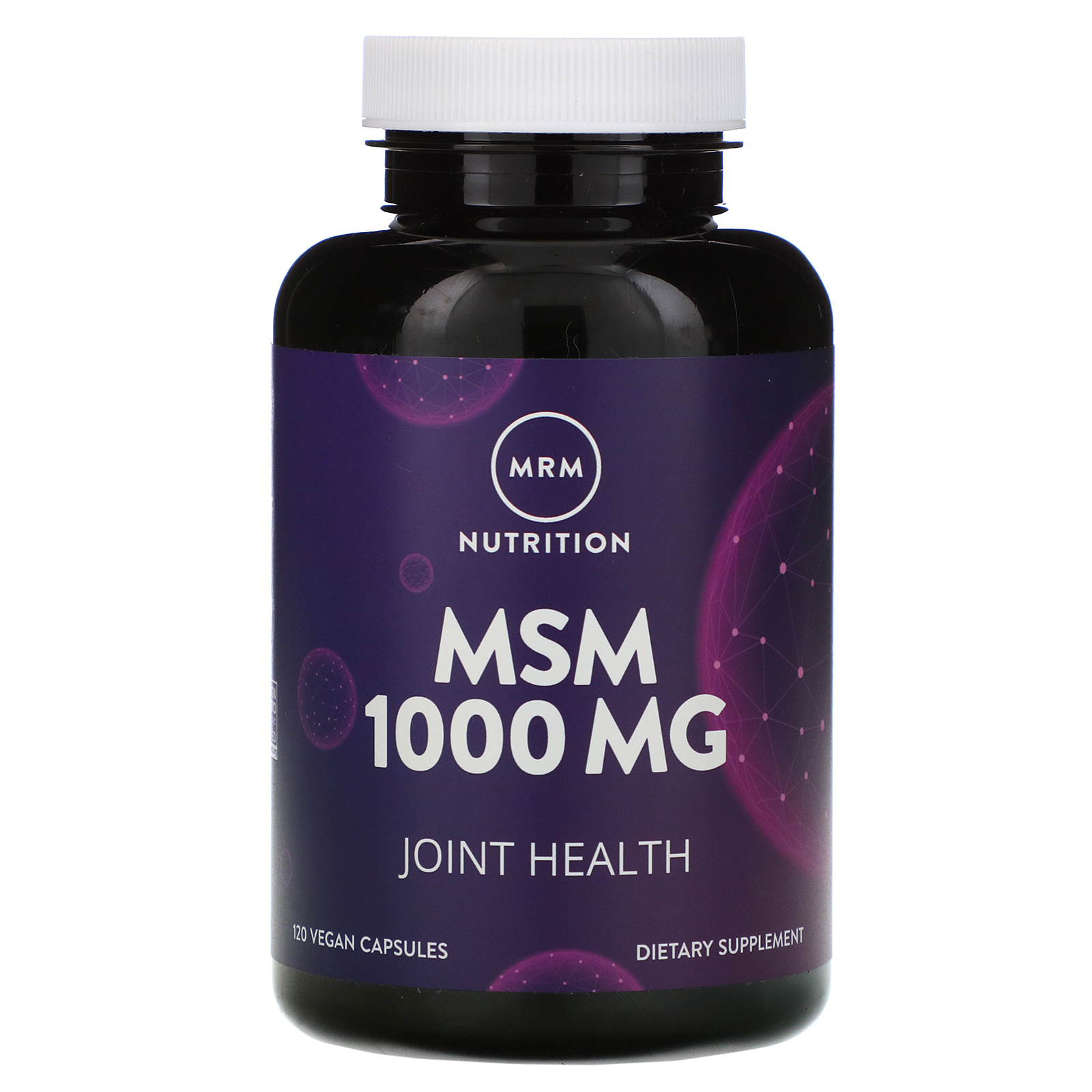 Comprar MRM, Nutrition, MSM, 1,000 mg, 120 Vegan Capsules