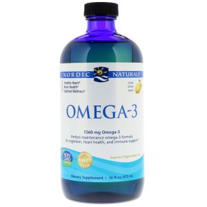 Comprar Nordic Naturals, Ômega-3, Limão, 1.560 mg, 473 ml (16 fl oz)