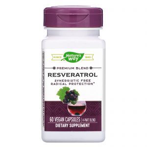 Comprar Nature's Way, Resveratrol, 60 Vegan Capsules