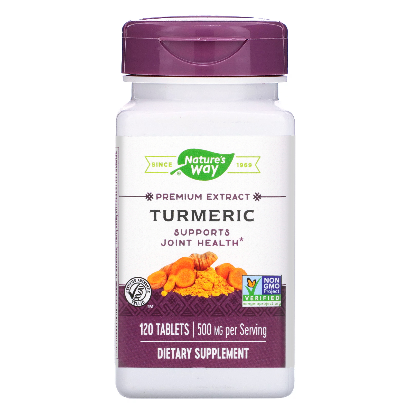 Comprar Nature's Way, Turmeric, 500 mg, 120 Tablets