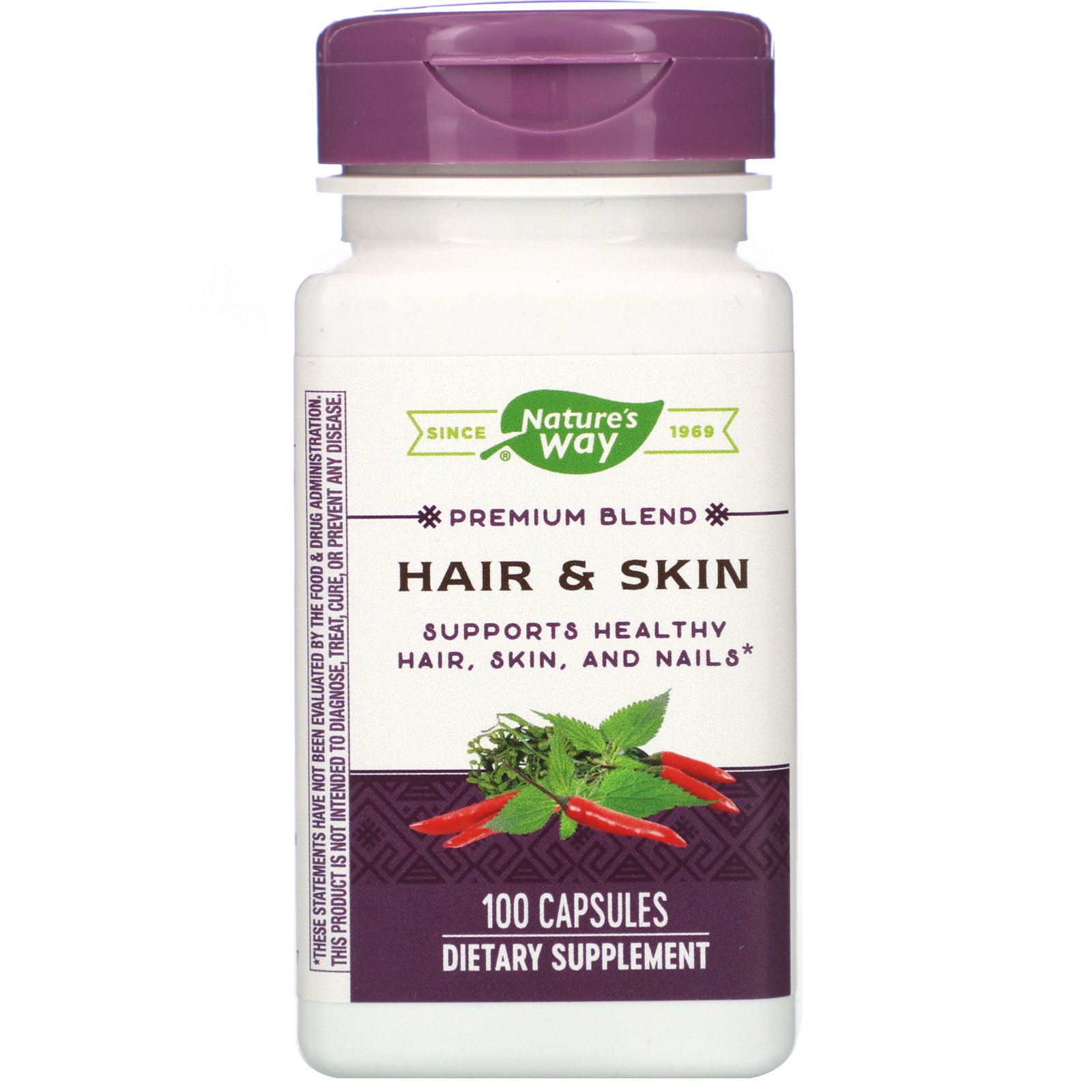 Comprar Nature's Way, Hair & Skin, 100 Capsules
