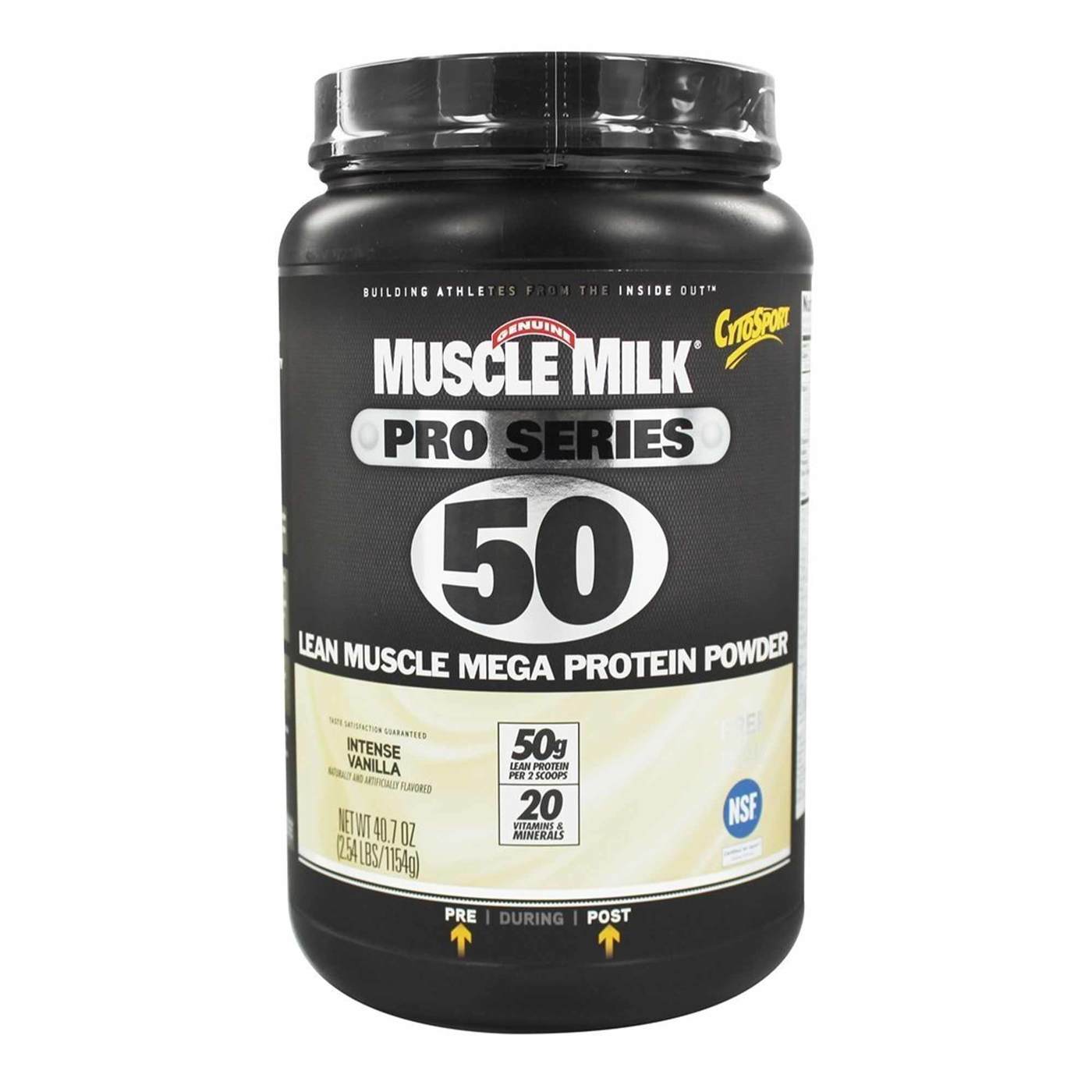 Comprar CytoSport Muscle Milk Pro Series 50, Baunilha Intensa - 2.54 lbs