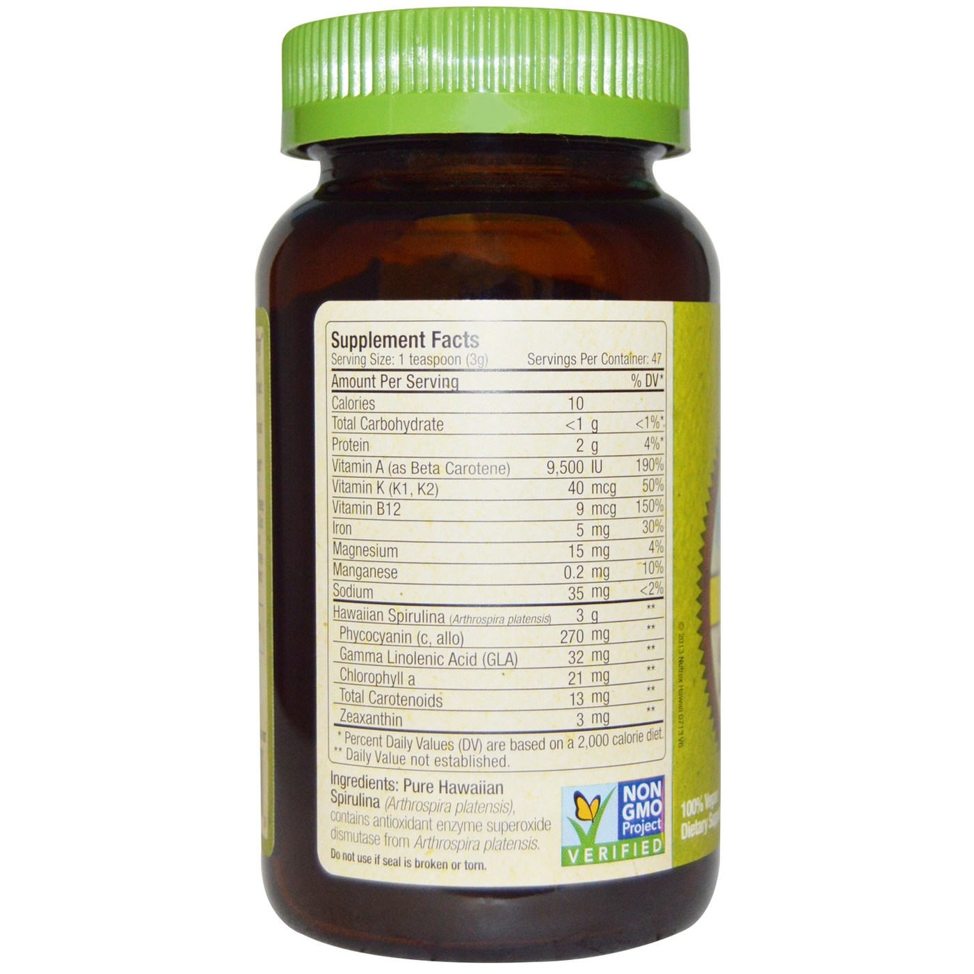 Comprar Nutrex Hawaii, Spirulina em Pó - 142 g (5 oz) - Imagem 2
