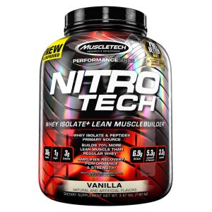 Comprar MuscleTech Nitro-Tech, Baunilha - 4 lbs/ 1.80 Kg