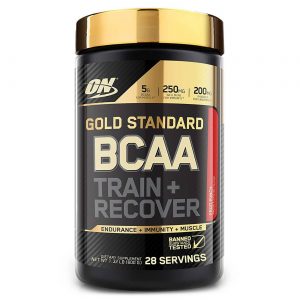 Comprar Optimum Nutrition Gold Standard BCAA Train + Recover, Mistura de Frutas - 9.9 oz (280g)