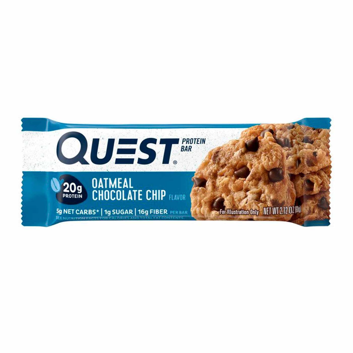 Comprar Quest Nutrition, Quest® Barra de Proteína, Aveia e Gotas de Chocolate - 12 Barras (60 g Cada)
