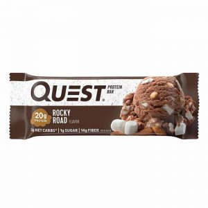 Comprar Quest Nutrition, QuestBar® Barra de Proteína, Rocky Road - 12 Barras (60 g Cada)