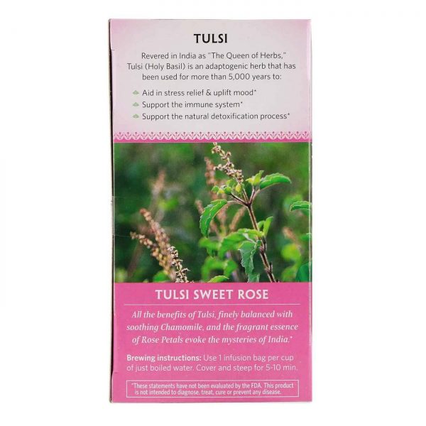 Comprar Organic India, Chá de Rosas Doces - 18 Saquinhos de Chá - Imagem 4